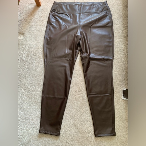 GAP pull up XL TG leather pants - Picture 5 of 6